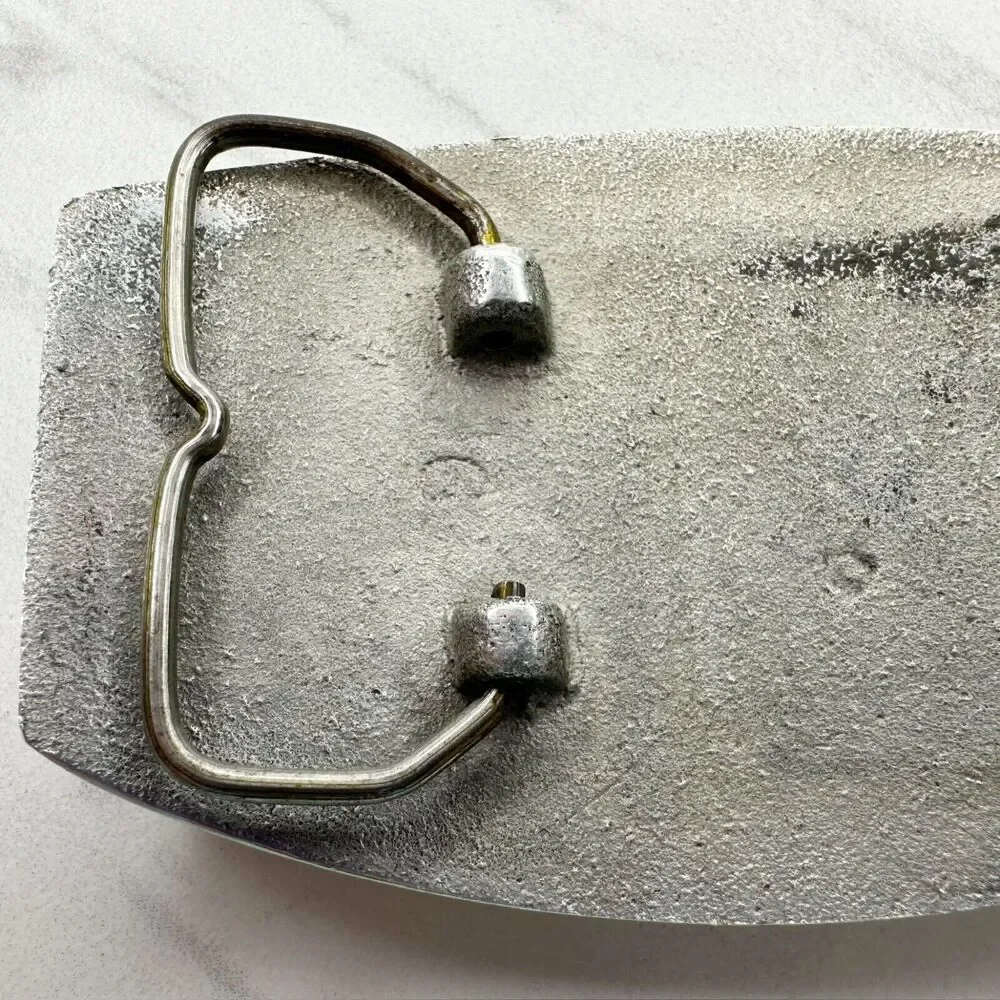 Vintage Tracker Marine Safety Award Belt Buckle 4